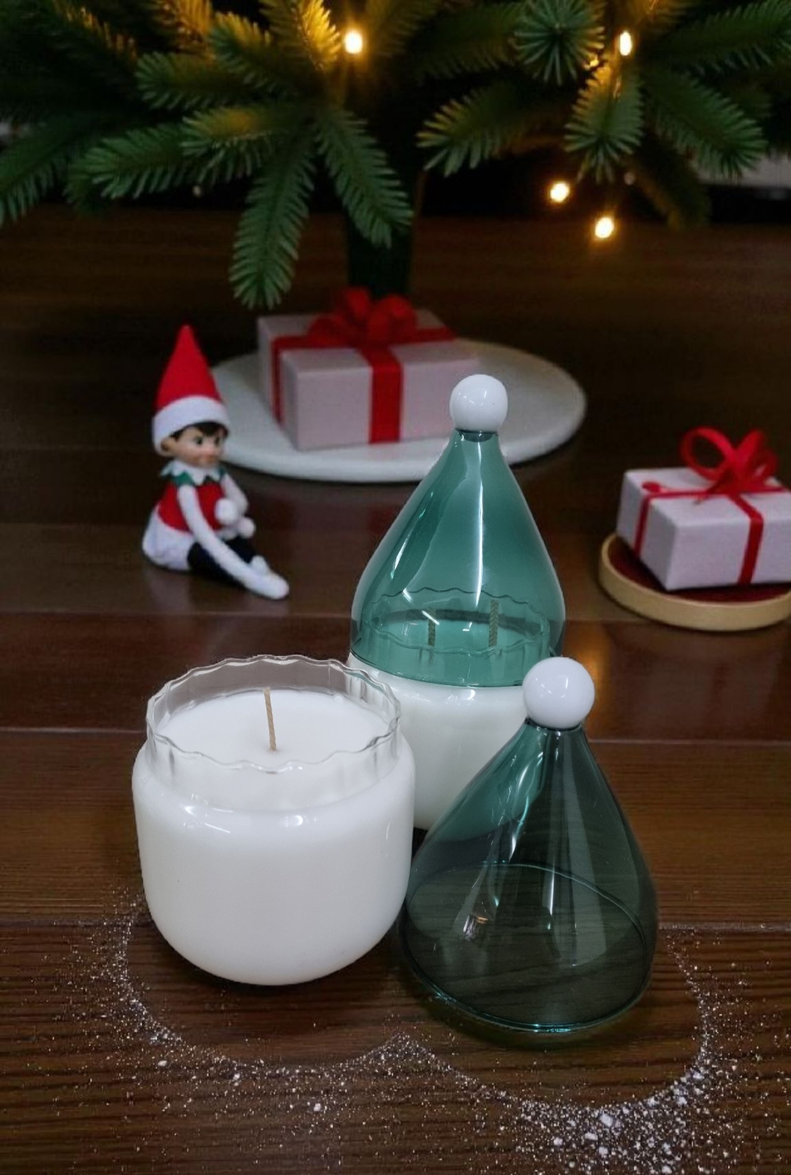 Elf Hat candle