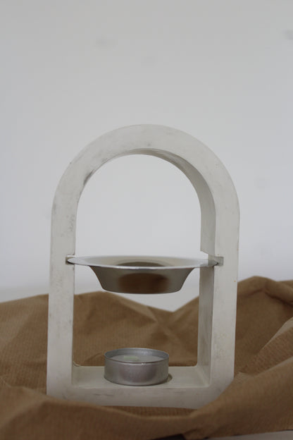 Handmade Concrete Arc Wax Melter