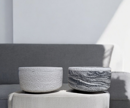 Marbled Concrete Jar 450ml
